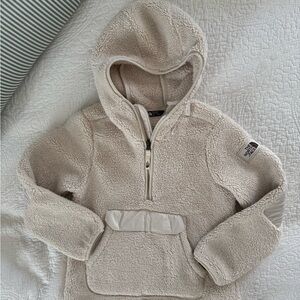 The North Face Kids Cream Campshire Sherpa Fleece Hoodie M/M 10/12